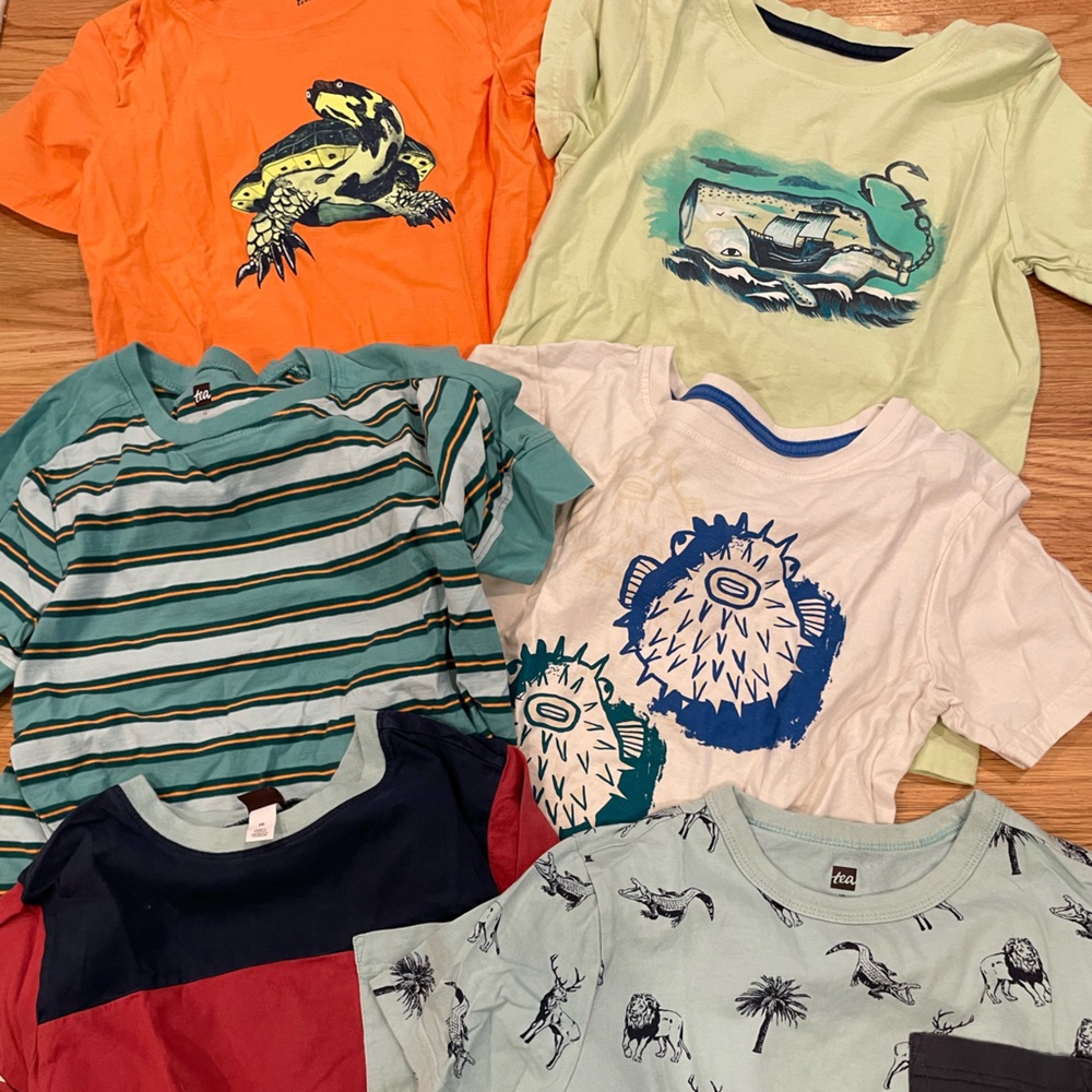 Big lot of boys size 10 Tea Collection tees